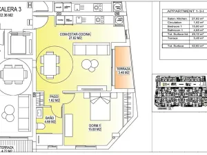 Prodej bytu 2+kk, San Miguel de Salinas, Španělsko, 52 m2