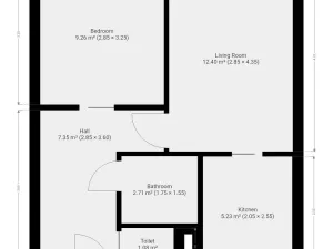 Pronájem bytu 2+1, Praha - Michle, Bítovská, 39 m2