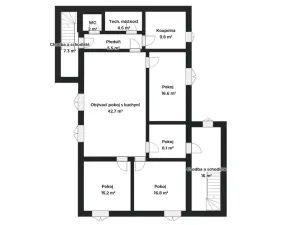 Prodej rodinného domu, Kamenná Horka, 273 m2