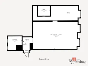 Prodej bytu 2+kk, Jihlava, Brněnská, 72 m2