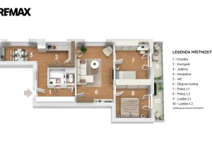 Prodej bytu 3+1, Ostrava - Poruba, Vietnamská, 66 m2