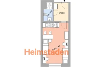 Pronájem bytu 1+kk, Plzeň - Jižní Předměstí, Magisterská, 28 m2