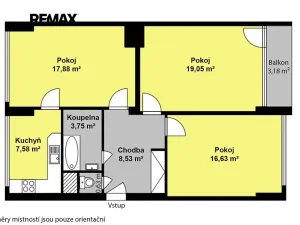 Prodej bytu 3+1, Kolín, Dělnická, 72 m2