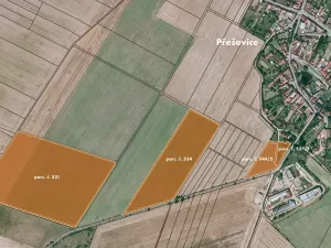 Prodej pole, Přešovice, 167268 m2