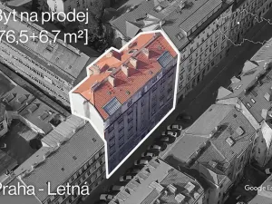 Prodej bytu 3+1, Praha - Holešovice, Letohradská, 77 m2