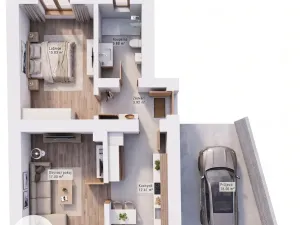 Prodej rodinného domu, Orlovice, 54 m2