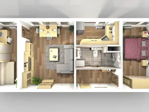 Pronájem bytu 3+1, Praha - Střížkov, Harrachovská, 52 m2