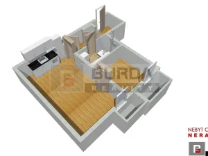 Pronájem bytu 2+kk, Neratovice, 35 m2
