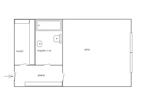 Pronájem bytu 1+kk, Praha - Nové Město, Opletalova, 26 m2