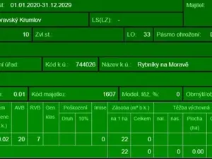 Prodej lesa, Rybníky, 3133 m2