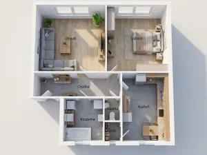 Prodej bytu 2+1, Děčín, Palackého, 75 m2