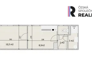 Prodej bytu 1+1, Podbořany, Švermova, 26 m2