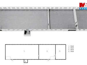 Pronájem obchodního prostoru, Zbraslavice, 1320 m2
