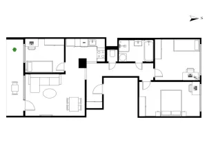 Prodej bytu 4+kk, Praha - Bohnice, Poznaňská, 76 m2