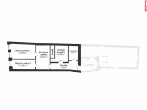 Pronájem bytu 3+1, Olomouc, Ztracená, 75 m2