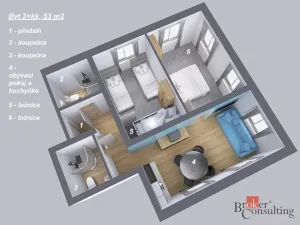 Prodej bytu 3+kk, Rokytnice nad Jizerou - Dolní Rokytnice, 53 m2