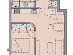 Pronájem bytu 2+kk, Ostrava, F. X. Riepla, 64 m2