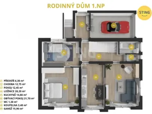 Prodej rodinného domu, Budišov nad Budišovkou, Československé armády, 238 m2
