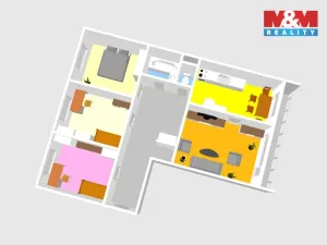 Prodej bytu 4+1, Čáslav - Čáslav-Nové Město, R. Těsnohlídka, 78 m2