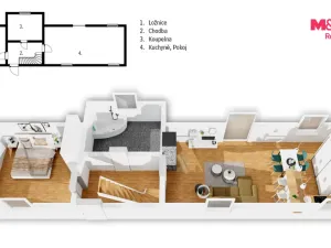 Prodej rodinného domu, Jílové u Prahy, Karlova, 139 m2