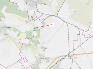 Dražba lesa, Jeviněves, 4557 m2