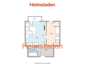 Pronájem bytu 1+1, Ostrava - Moravská Ostrava, Varenská, 41 m2