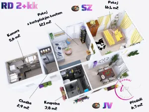 Prodej rodinného domu, Myslibořice, 48 m2