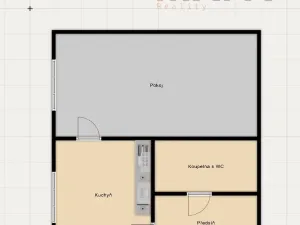 Prodej bytu 1+1, Jirkov, Červenohrádecká, 35 m2