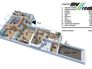 Prodej rodinného domu, Velké Přítočno, 115 m2