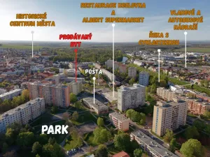 Prodej bytu 1+kk, Kroměříž, Oskol, 28 m2