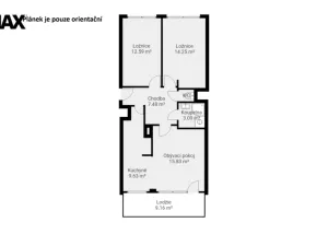 Prodej bytu 3+1, Praha - Bohnice, Poznaňská, 62 m2