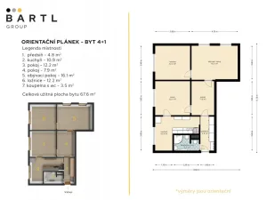 Pronájem bytu 3+1, Prachatice - Prachatice II, Italská, 68 m2