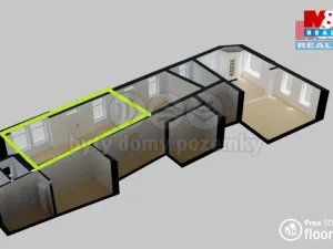 Pronájem kanceláře, Humpolec, Nerudova, 43 m2