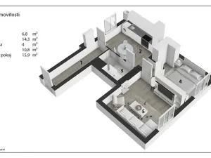 Prodej bytu 2+1, Pardubice, Jana Palacha, 70 m2