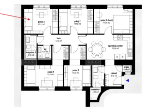 Pronájem pokoje, Praha - Smíchov, Vltavská, 10 m2