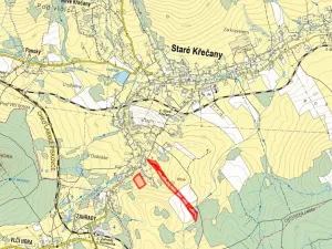 Prodej louky, Staré Křečany, 50106 m2