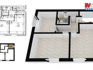 Prodej rodinného domu, Králův Dvůr, Fibichova, 97 m2