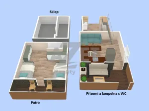 Prodej chaty, Krnov - Pod Bezručovým vrchem, Ježník, 52 m2