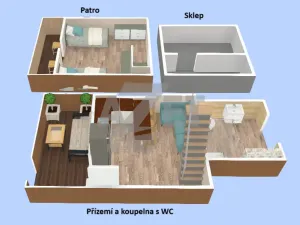 Prodej chaty, Krnov - Pod Bezručovým vrchem, Ježník, 52 m2