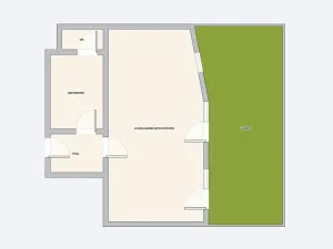 Pronájem bytu 1+kk, Praha - Liboc, Evropská, 51 m2