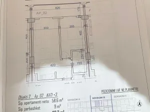 Prodej bytu 1+kk, Rruga Viena, Golem, Albánie, 37 m2