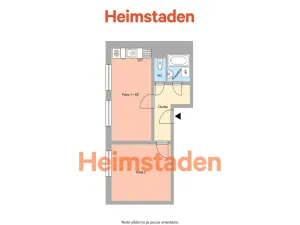 Pronájem bytu 2+kk, Horní Suchá, Dr. Glazera, 39 m2