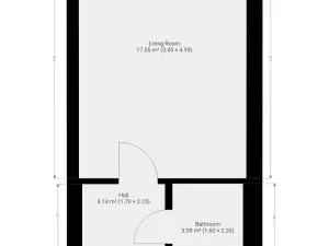 Pronájem bytu 1+kk, Praha - Stodůlky, Raichlova, 24 m2