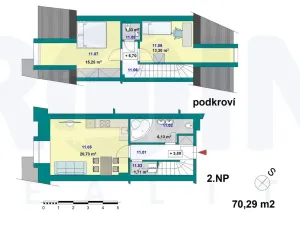 Prodej bytu 3+kk, Bělá pod Bezdězem, U Kina, 72 m2