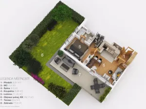 Prodej bytu 2+kk, Praha, 42 m2