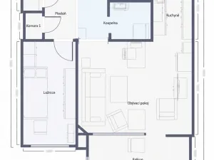 Prodej bytu 2+kk, Brno, Oderská, 46 m2