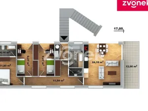 Prodej vily, Zlín, Klabalská I, 140 m2