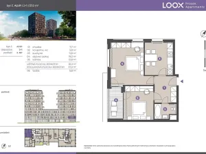 Pronájem bytu 2+1, Praha - Prosek, Litoměřická, 55 m2