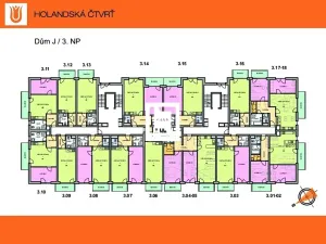 Pronájem bytu 1+kk, Olomouc, Aloise Rašína, 38 m2
