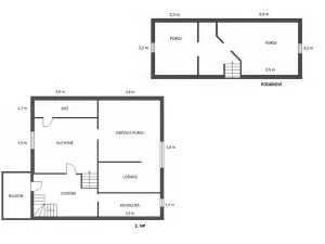 Prodej rodinného domu, Trutnov - Voletiny, K Vébrovce, 151 m2